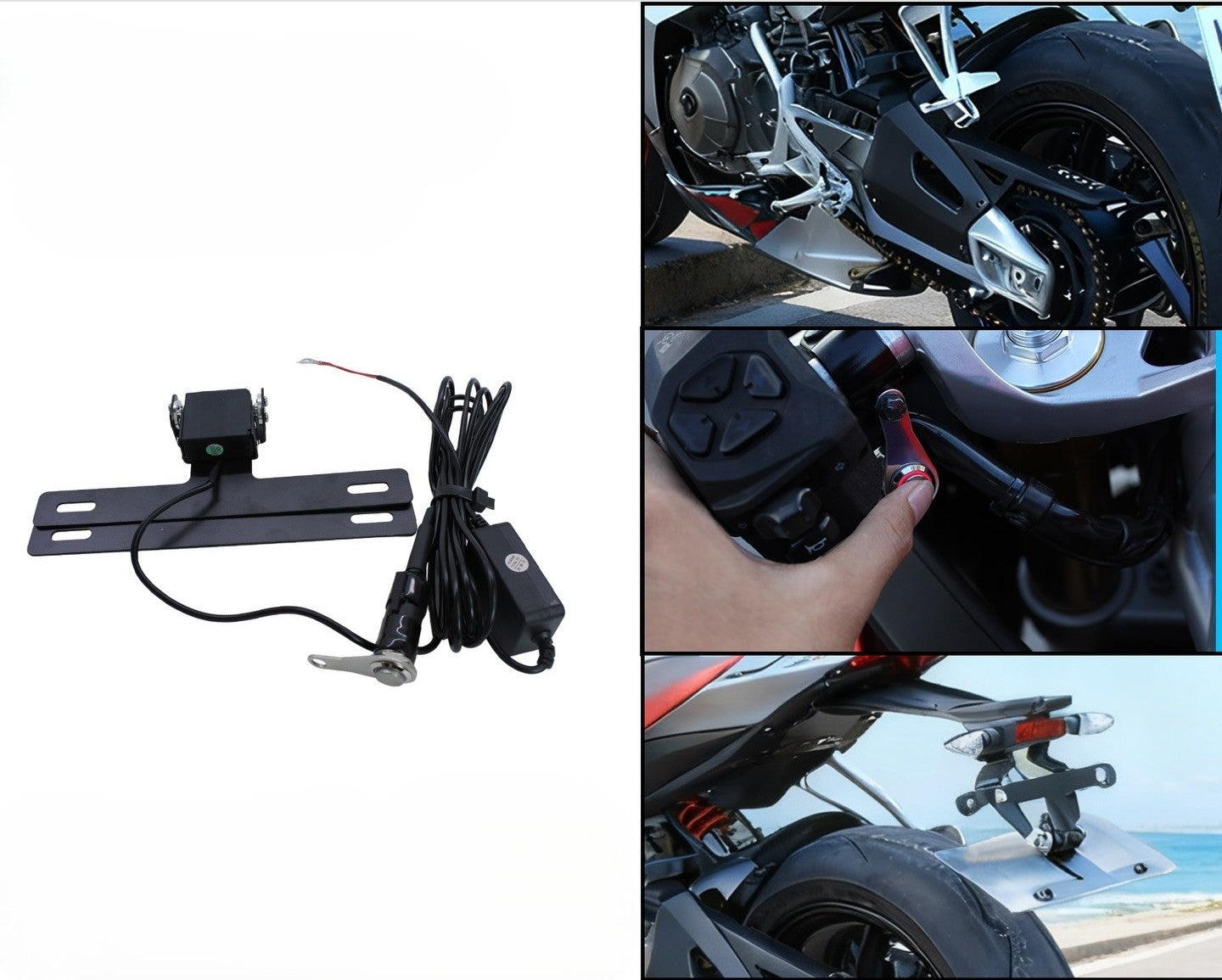 Adjustable license plate mount